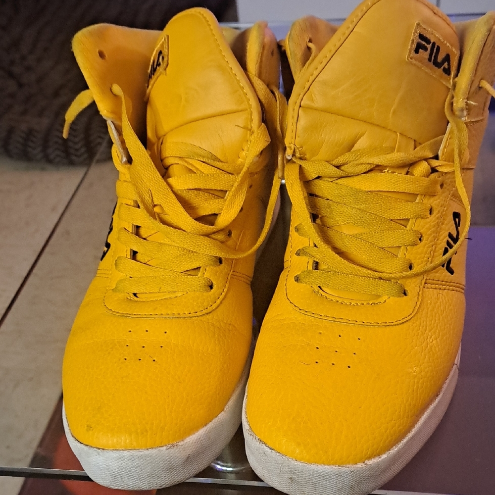 Fila Kids Bright Yellow Sneakers